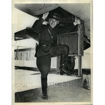 1942 Press Photo Col Victor Tashin Commander of one of Russian Air Squadron