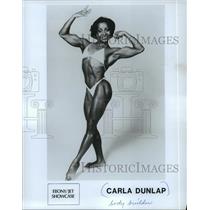 1986 Press Photo Bodybuilder Carla Dunlap - mjp10492