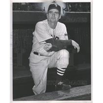 1951 Press Photo Paul Rapier Richards Detroit Tigers - RRQ09663