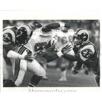 Press Photo Leroy Irvin Los Angeles Rams Football Playe - RRQ66195