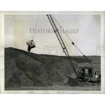 1942 Press Photo Coal mining