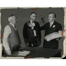 1930 Press Photo Detroit City Clerk Staff