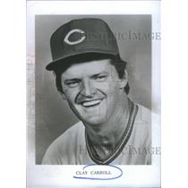 1976 Press Photo Clay Carroll pitcher Major League Baseball Milwaukee Braves
