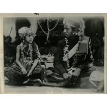 1934 Press Photo Child Marriage Ceremony India - RRX77027