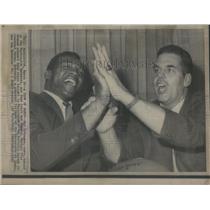 1967 Press Photo Washington Redskins Ray McDonald, Head Coach Otto Graham