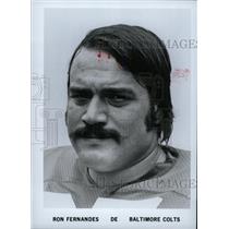 1900 Press Photo Ron Fernandes Baltimore Colts Football - RRW80141