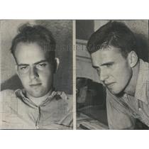 1945 Press Photo College Experiment Students No Sleep