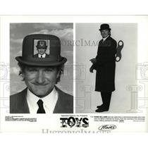 1992 Press Photo Actor Robin Williams Toys - RRW93785