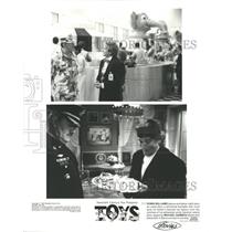 1992 Press Photo Robin Williams Michael Gambon Toys - RRW45583