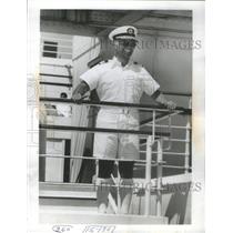 1980 Press Photo Actor Gavin Mac Leod in The Love Boat - RSC95423