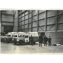 1968 Press Photo OHare Field Police Plane Crash Scene