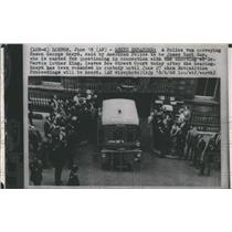 1968 Press Photo Police van carrying James Earl Ray, murderer of Dr. King.