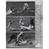 1961 Press Photo San Francisco Giants Shortstop Jose Pagan & Ed Bailey