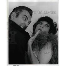 1973 Press Photo Bernice Bolek & Bela Lugosi in "The Secret Affairs of M Wild"