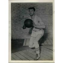 1928 Press Photo Clarence Simpson, Basketball Center, Drake University