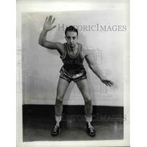 1935 Press Photo Frank Wade, Guard for Notre Dame Basketball