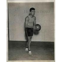 1929 Press Photo Harry Nicholson, Princeton University Basketball Forward