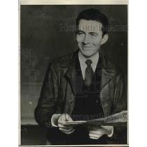 1932 Press Photo University of Utah Most Popular Student Tom Sawyer - nea99511