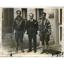 1928 Press Photo Chilean Hikers Bid Farewell to Carlos Davila Chilean Ambassador