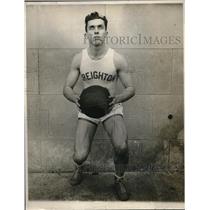 1929 Press Photo Fred Kampf Captain ball of the Creigton Univ. Bluejays.