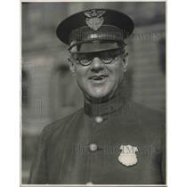 1926 Press Photo William F. Geiger, Former Traffic Policeman at Crockett Court