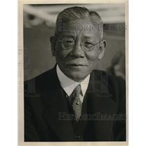 1928 Press Photo Noboru Ohtani, Japanese shipping exec of Nippon Yusen Kaisha