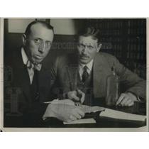 1924 Press Photo Alameda Co, Calif. Shay & George Helms