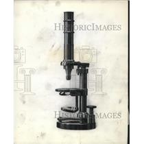 1936 Press Photo Microscope as mad in 1859