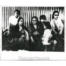 1970 Press Photo Mrs Tiel Suharto wife of Indonesia ruler & family