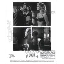 1995 Press Photo Alan Rachins Elizabeth Berkley Glenn Plummer Showgirls Movie