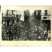 1932 Press Photo Citizens of La Paz Hold Demo Against Neighboring Paraguay