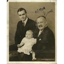 1919 Press Photo George Jay Gould Sr son George Jr & George III