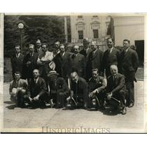 1930 Press Photo The European journalists received by President Hoover