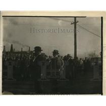 1924 Press Photo Crowds gather to hear campaign speech from Franklin Roosevelt