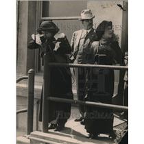 1913 Press Photo Maria Obregon & Felix Diaz & wife