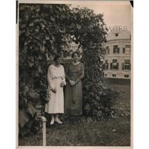 1919 Press Photo Ladies Rachel & Dorothy Cavendish, Duke of Devonshire Daughters