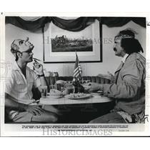 1980 Press Photo Bill Murray and Peter Boyle star in Where the Buffalo Roam