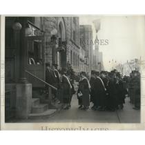 1932 Press Photo Temple Univ honors Helen Keller's teacher Anne Sullican Macy