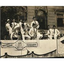 1925 Vintage Photo Maccabees Caravan Entertainers performing parade