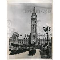 1939 Press Photo The Brigade of Guard during the trooping of the Colors