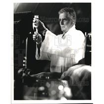 Press Photo Charlton Heston on SeaQuest in Abalon