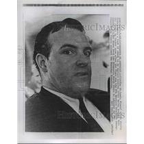 1968 Press Photo St. Louis Blues' coach Scotty Bownman wears a look of shock