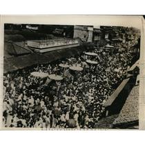 1933 Press Photo Kumbakonam South India annual festival - nee56611