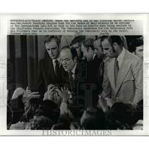 1972 Press Photo Senator Hubert H Humphrey in Los Angeles  - nee50959