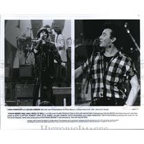 1987 Press Photo Linda Ronstadt and Julian Lennon Chuck Berry Hail Rock N Roll