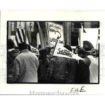 1984 Press Photo The Accord rally at Cleveland Public Square - cva75963