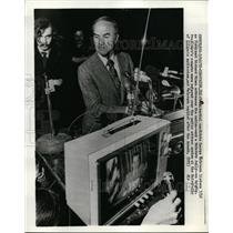 1972 Press Photo Champaign Illinois, Democratic Pres. candidate George McGovern