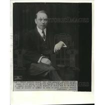 1935 Wire Photo Prime Minister MacKenie King of Canada - cvw06268