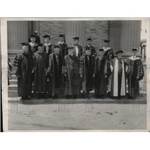 1932 Press Photo New York University confers honorary degrees to sixteen people