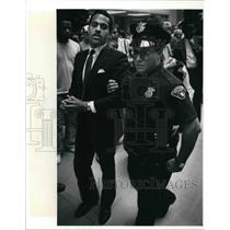 1990 Press Photo State Senator Jeff Johnson arrested - cva19492